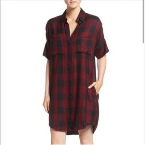 Madewell Plaid Shirtdress